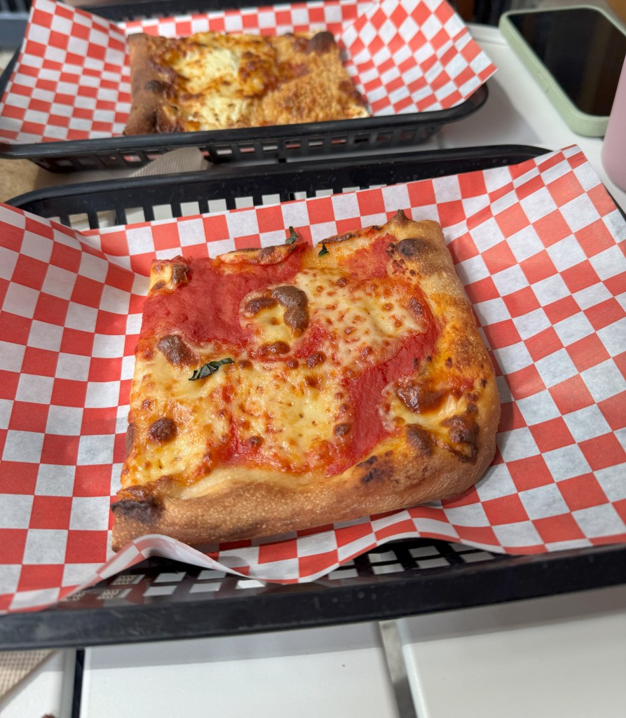 A picture of pizza at Angolo