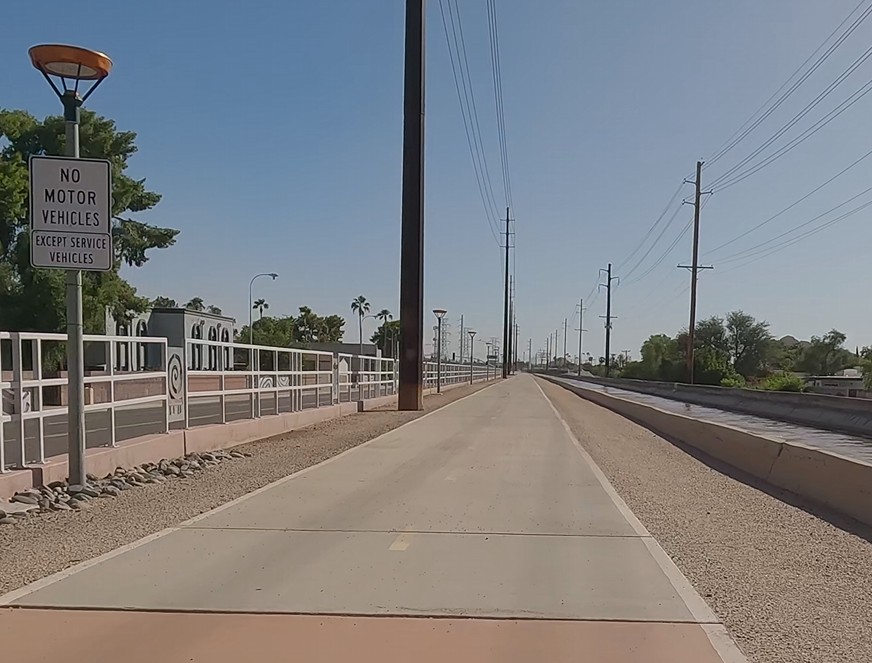 Bicycling Along the Cross Cut Canal