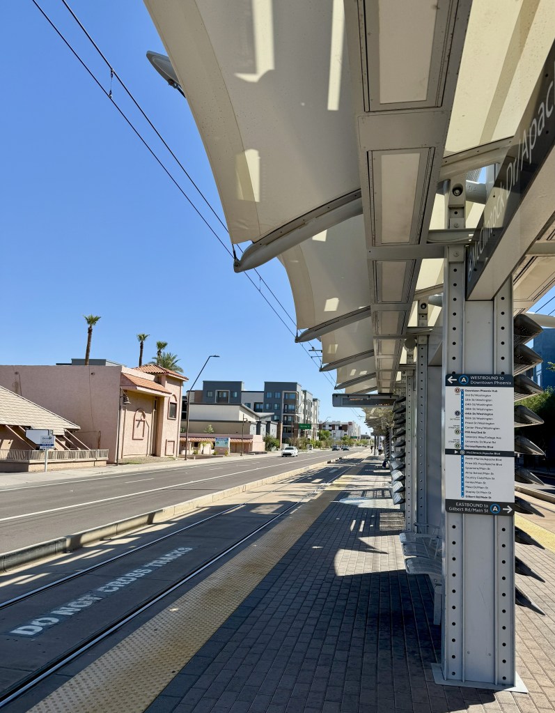 Light rail stop